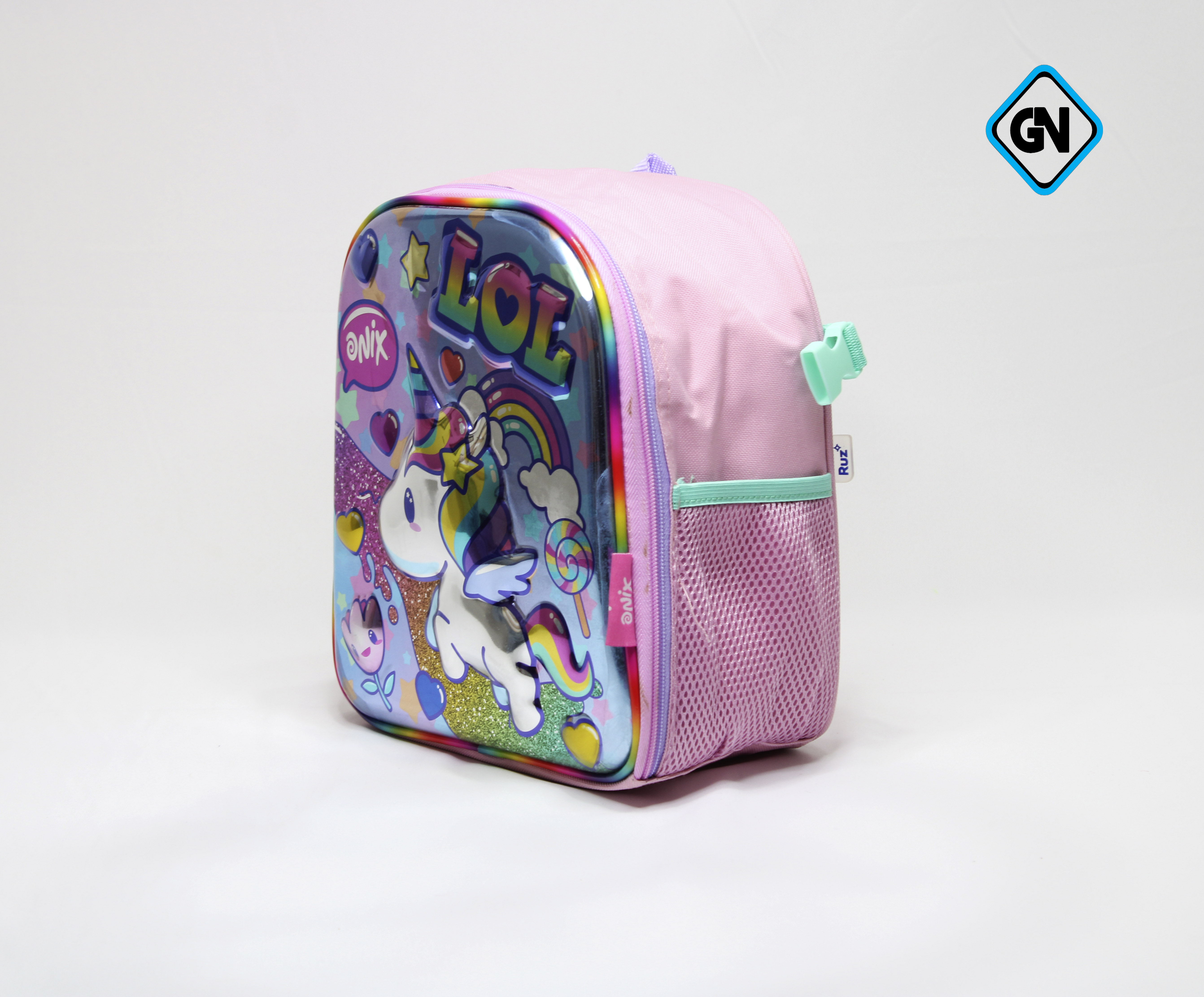 Set Onix Mochila y Lonchera Ruz